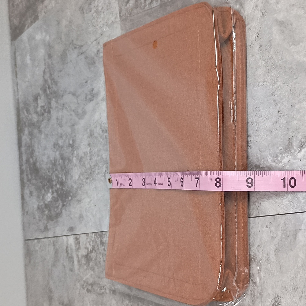 Womens Size Medium Felt Organizer-for Hermes Evelyne III Bag Insert Brown Lux - Picture 7 of 7